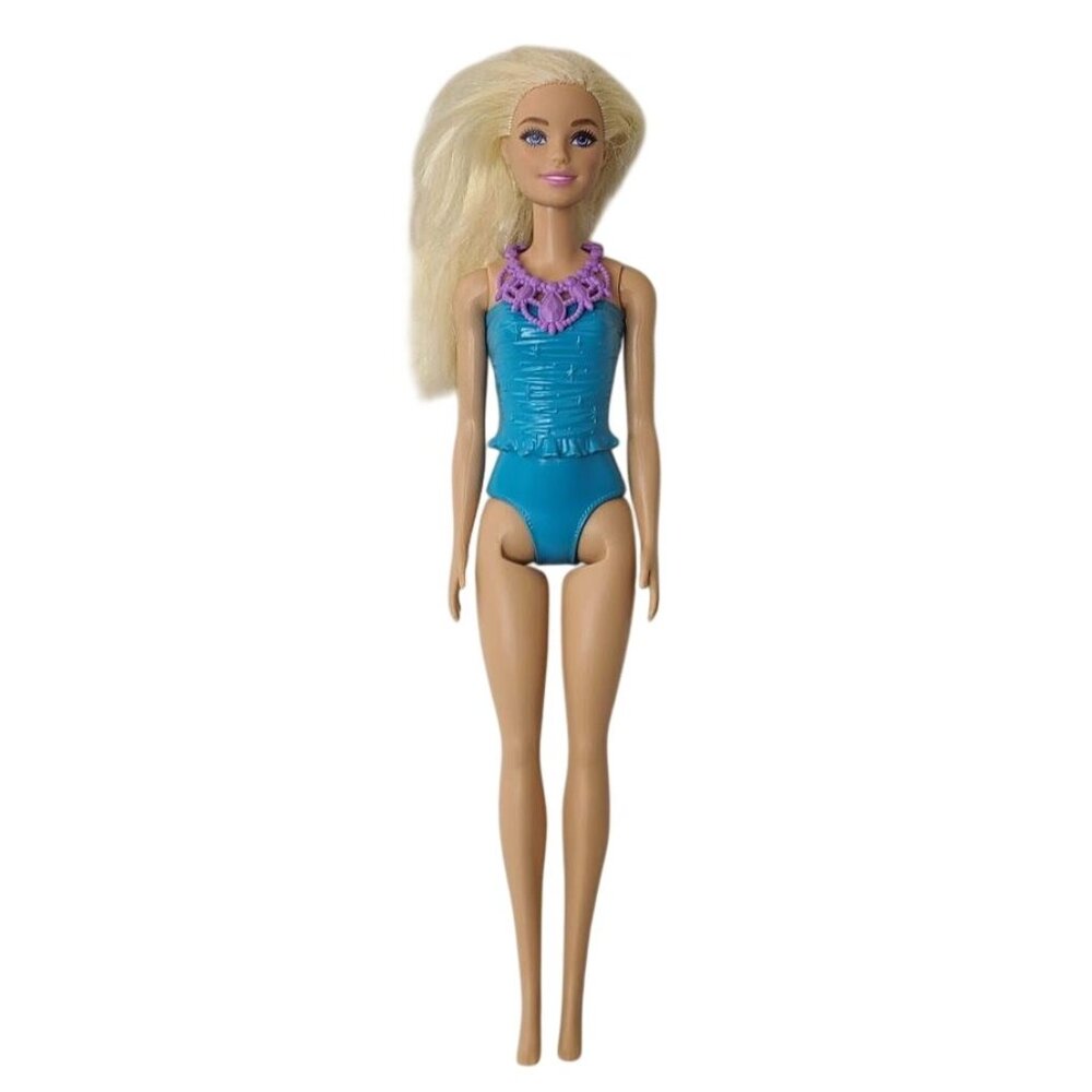 Mattel Barbie Dreamtopia Doll Always on Blue Star w/ Purple Necklace Blonde Hair